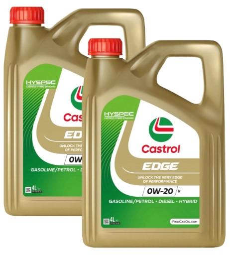 CASTROL EDGE 0W20 V МОТОРНОЕ МАСЛО VOLVO 8л