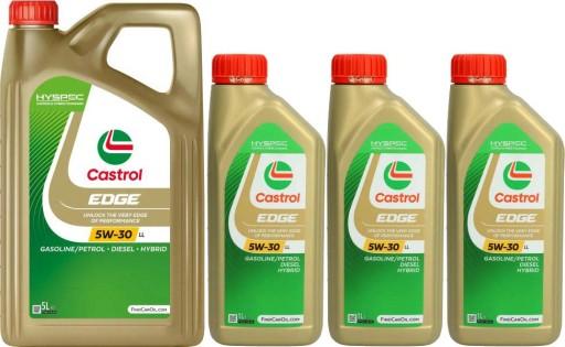 МОТОРНОЕ МАСЛО CASTROL EDGE 5W30 LL 504.00/507.00 8л
