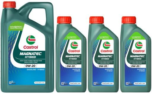CASTROL ГИБРИДНОЕ МОТОРНОЕ МАСЛО 0W20 8л ILSAC GF-6