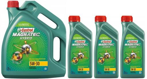 CASTROL MAGNATEC ГИБРИДНОЕ МОТОРНОЕ МАСЛО 5W30 API SP ILSAC GF-6 8л