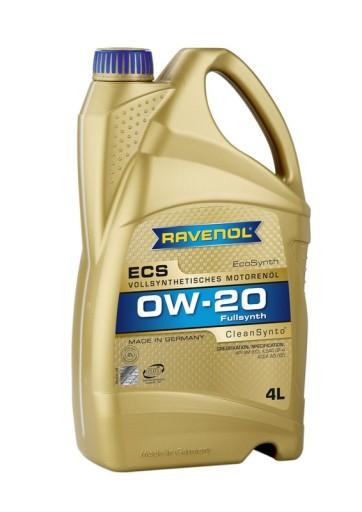 ECS CLEANSYNTO МОТОРНОЕ МАСЛО 0W-20 RAVENOL 4л