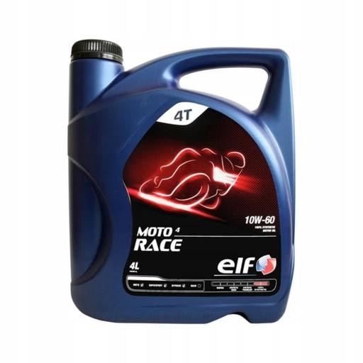 ELF MOTO 4 RACE 10W60 4T СИНТЕТИЧЕСКОЕ МОТОРНОЕ МАСЛО