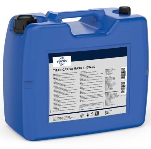 FUCHS TITAN CARGO MAXX II МОТОРНА МАСТИЛА 10W40 20л ACEA EX API CK-4.