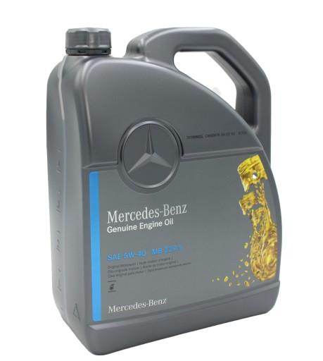 MERCEDES MB 229.5 МОТОРНОЕ МАСЛО 5W-40 5л ОРИГИНАЛ