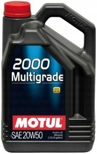 МОТОРНОЕ МАСЛО MOTUL 2000 MULTIGRADE 20W50 4L