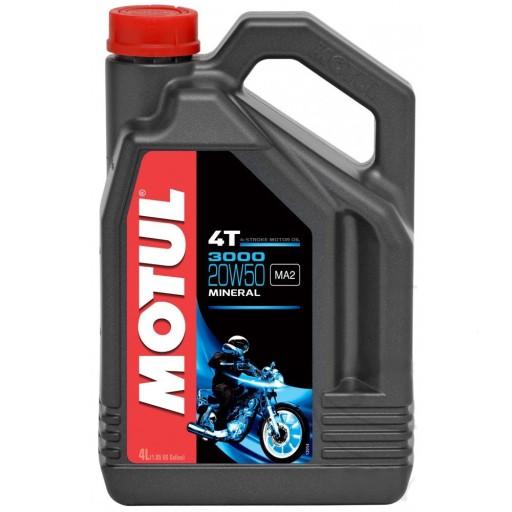 MOTUL 3000 20W50 4л МИНЕРАЛЬНОЕ МОТОРНОЕ МАСЛО