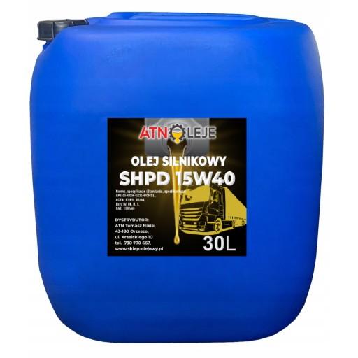 SHPD ENGINE OIL 15W40 30L CI-4/SL Євро 5 Євро 4 Євро 3