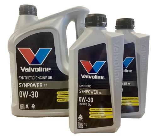 МОТОРНОЕ МАСЛО VALVOLINE SYNPOWER FE 0W30 4л+1л+1л A5/B5