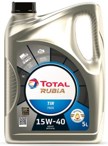 TOTAL OIL 15W-40 RUBIA TIR 7400 5л.