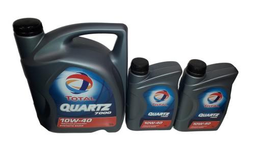 TOTAL QUARTZ OIL 7000 10W40 10W-40 5л + 2л = 7л