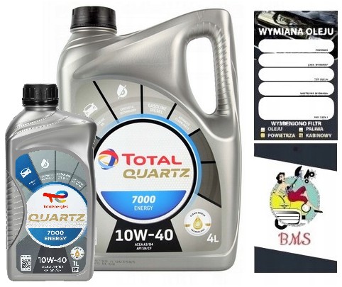TOTAL QUARTZ 7000 ENERGY OIL 10W-40 10W40 5л