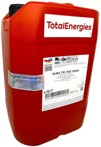 TOTAL RUBIA OIL 7400 15w40 20л