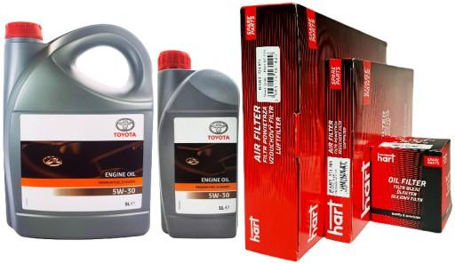 TOYOTA PREMIUM OIL 5W30 + ВСЕ ФИЛЬТРЫ TOYOTA AVENSIS T25 d4-d