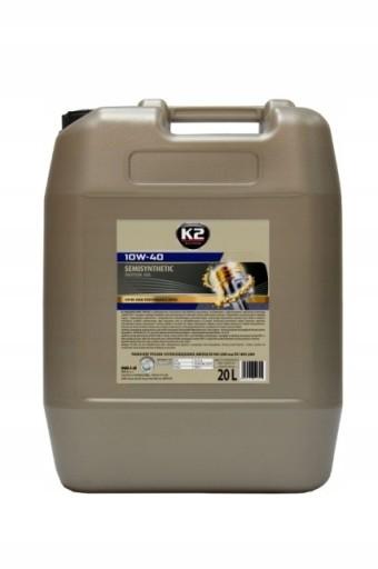 Масло моторне напівсинтетичне 10w40 k2 20л 10w-40