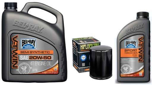 BEL-RAY OILS 20W50 4L SEMI ДВИГУННА ТРАНСМІСІЯ + FILRT HF170B для SPORTSTER