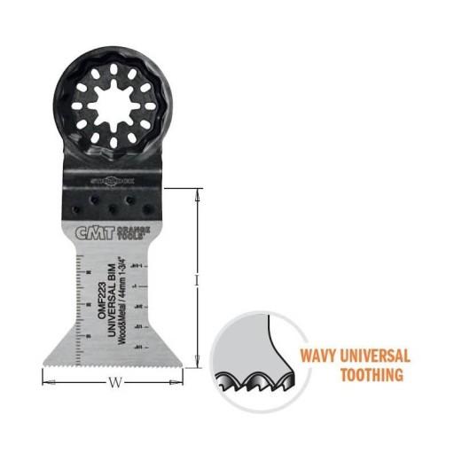 OMF125-X1 Полотно осциллирующей пилы Ш=75