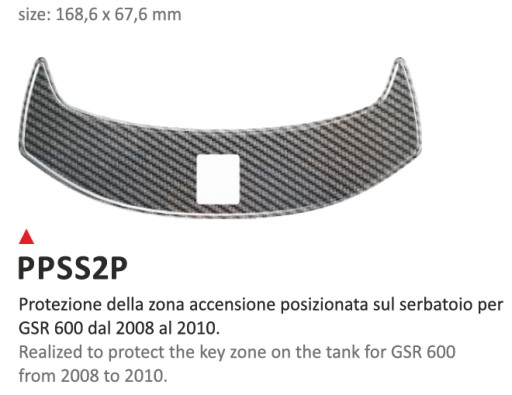 8052787637025 - Наклейка на руль ONEDESIGN для Suzuki GSR 600 2008/2010