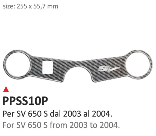 8052787637094 - Наклейка на руль ONEDESIGN для Suzuki SV650S 2003/2004