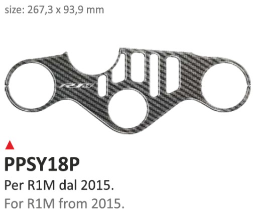 8052787634963 - Наклейка на рулевую рейку ONEDESIGN Yamaha R1M 2015/2016