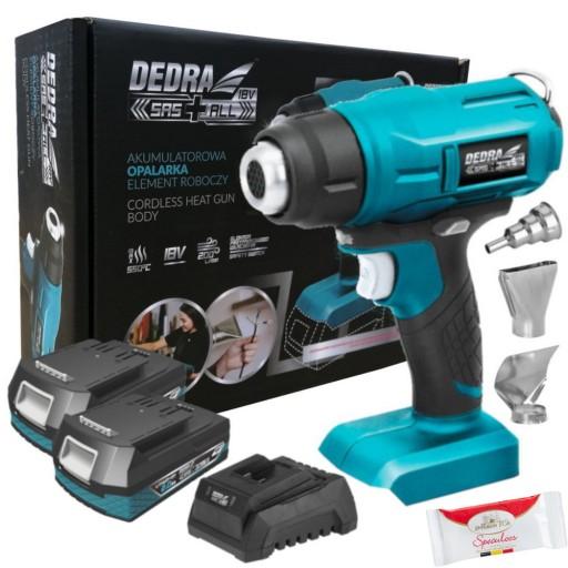 АККУМУЛЯТОРНАЯ ТЕПЛОВАЯ ПИСТОЛЕТКА SAS+ALL + АККУМУЛЯТОР 2x2 Ач + ЗАРЯДНОЕ УСТРОЙСТВО