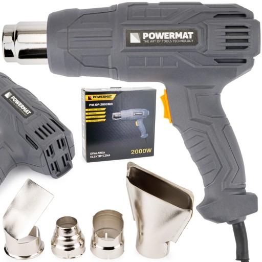 ЭЛЕКТРИЧЕСКАЯ ТЕПЛОВАЯ ПИСТОЛА POWERMAT 2000ВТ 600°C