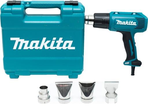 ТЕПЛОВА ПИСТОЛА MAKITA HG5030K 1600W + КЕЙС + 4 НАСАДКИ