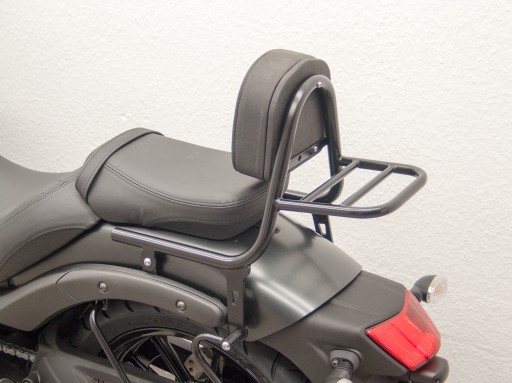 7686 - СПИНКА ПАСАЖИРА SISSYBAR З БАГАЖНИКОМ ЧОРНИЙ KAWASAKI VULCAN S З 2015-