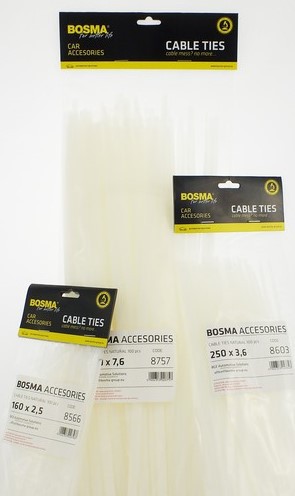 КАБЕЛЬНА СТЯЖКА БІЛА 780 X 9,0