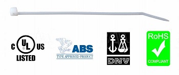 КАБЕЛЬНАЯ СВЯЗКА Белая 776x9,0мм 100шт KS TERMINALS