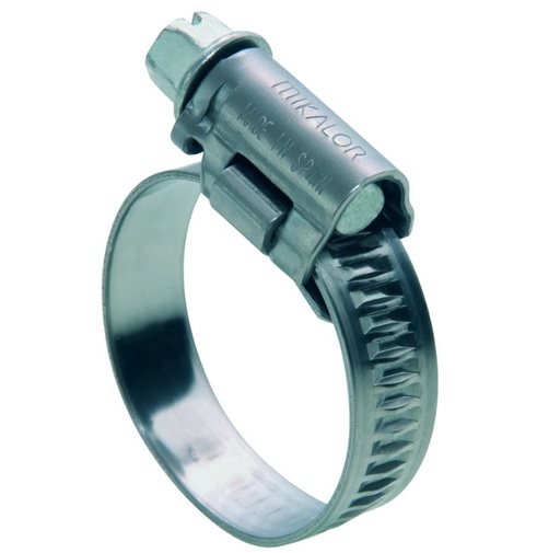 Хомут винтовой зажим 16-27 мм