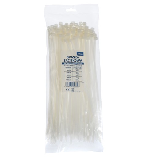 Стяжки КАБЕЛЬНІ Стяжки 250х4.8мм 100шт