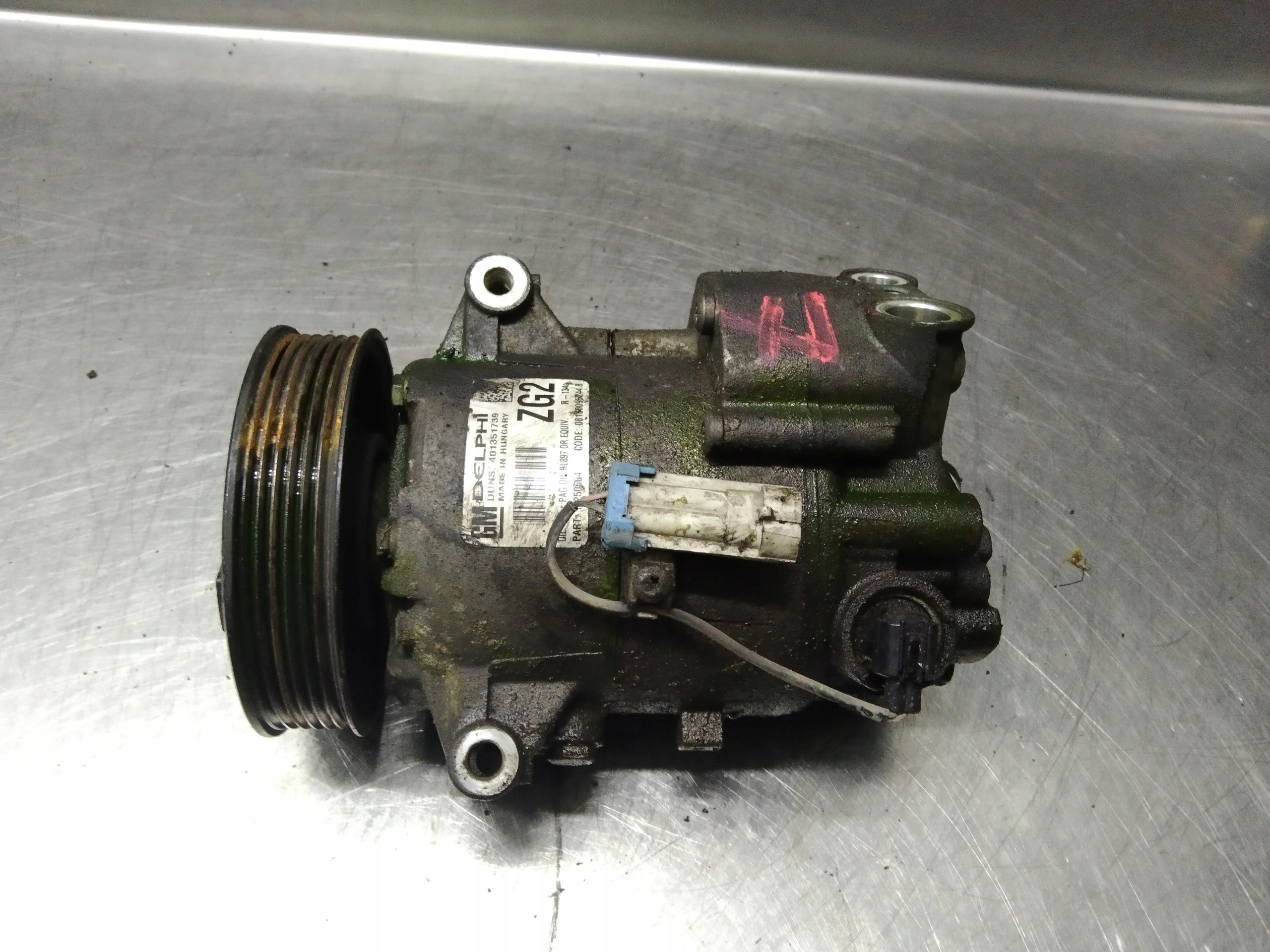 OPEL 1.6 16V КОМПРЕССОР КОНДИЦИОНЕРА 13250604