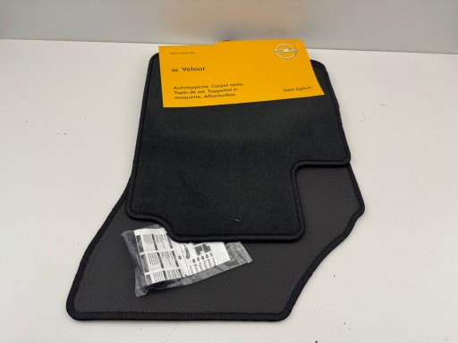 OPEL AGILA B II 2 ОРИГИНАЛЬНЫХ КОВРИКА КОМПЛЕКТ ВЕЛЮРОВЫХ КОВРОВ OE 08-