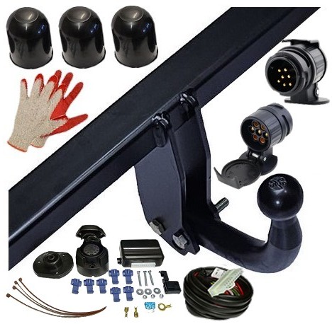 OPEL ASTRA 4 J IV HB 3/5drwi 2009-15 БУКСИРОВОЧНЫЙ КРЮК + МОДУЛЬ 13PIN/7P + ЖГУТ ПРОВОДОВ