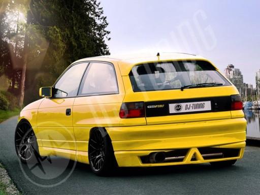 OPEL ASTRA F GSI *ЮБКА ЗАДНЕГО БАМПЕРА* DJ-TUNING