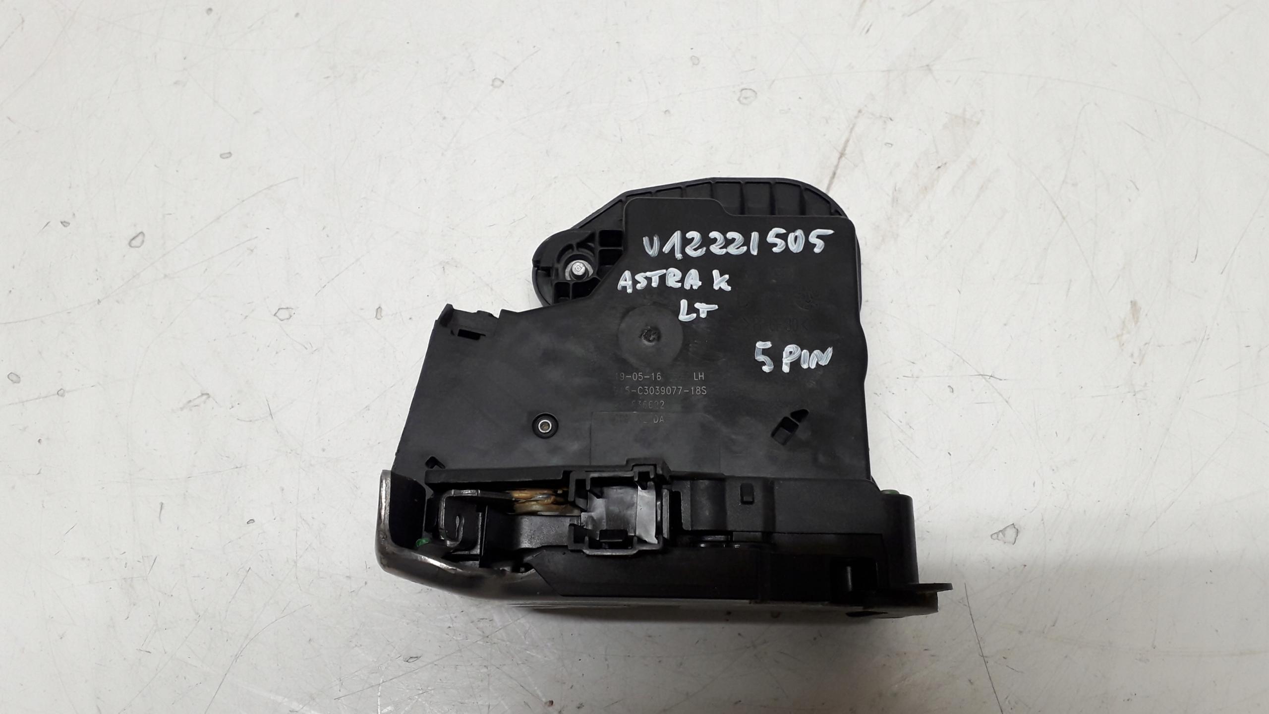 15- - OPEL ASTRA K 15-ЗАМОК ЛІВИЙ ЗАДНІЙ 5PIN