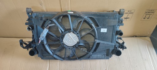 OPEL ASTRA V K КОМПЛЕКТ ВОДЯНЫХ ОХЛАДИТЕЛЕЙ КОНДИЦИОНЕРА + ВЕНТИЛЯТОР 1.6 CDTI 136 Л.С.