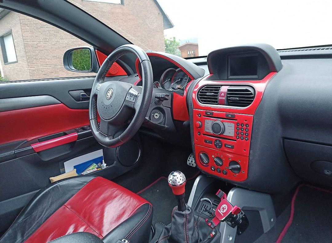 OPEL CORSA C ВИНИРЫ НАКЛЕЙКИ ПАНЕЛЬ УГЛЕРОДА ДОСКА