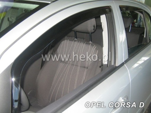 OPEL Corsa D / E 2006-2019r обтічники дверей HEKO