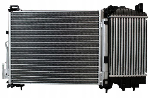 1300309 - Opel meriva b1.7 cdti 03/2010 - комплект інтеркулера водяного кондиціонера