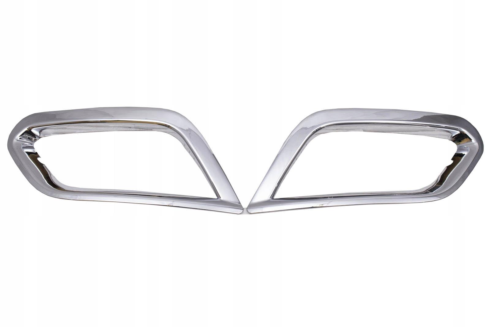 OPEL MOKKA X 14-19 ГАЛОГЕННЫЕ НАКЛАДКИ ПЕРЕДНЯЯ ХРОМ