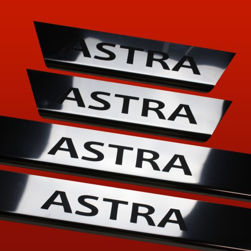 OPEL/VAUXHALL ASTRA MK5/H/III 5-дверная отделка из глянцевой нержавеющей стали