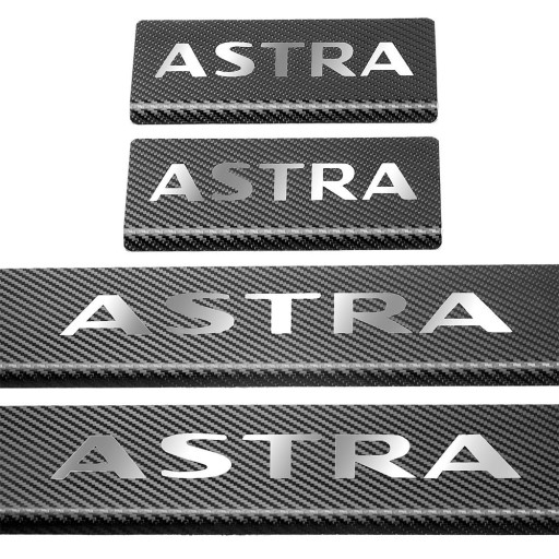 OPEL/VAUXHALL ASTRA MK7/K/V 5-дверні пороги з нержавіючої сталі