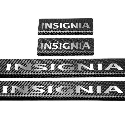 Накладки на пороги OPEL/VAUXHALL B 304 з нержавіючої сталі