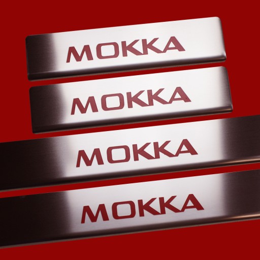 OPEL/VAUXHALL MOKKA 304 Накладки на пороги з нержавіючої сталі, матові