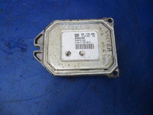 09179499 - УПРАВЛЕНИЕ ДВИГАТЕЛЯ OPEL VECTRA C 1.8 16V 09179499