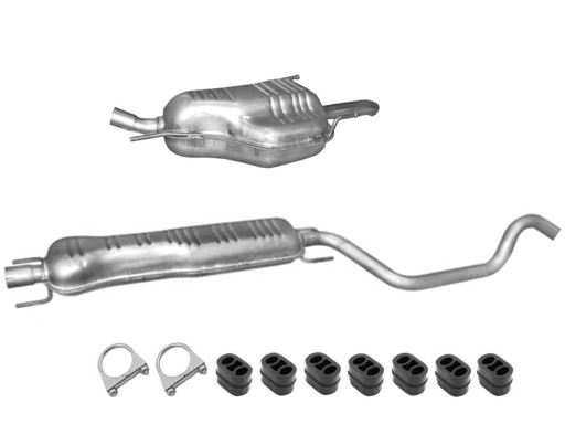 FP17322,FP17634 - OPEL ZAFIRA A 2.0D 2.2D (2003-2005 р.в.) ГЛУШНИКИ + КОМПЛЕКТ МАКС.