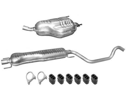 CF17287,CF17623 - OPEL ZAFIRA B 1.6 1.8 2.2 ДВА глушника + МАКС. КОМПЛЕКТ