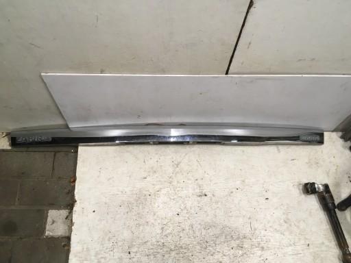 OPEL ZAFIRA B НАКЛАДКА ЗАДНЕЙ ДВЕРИ ХРОМ