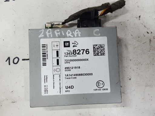 OPEL ZAFIRA C 12R-усилитель радио 13438276